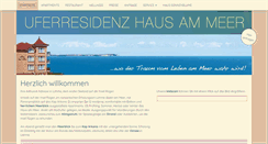 Desktop Screenshot of hausammeer-lohme.de