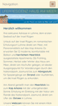Mobile Screenshot of hausammeer-lohme.de